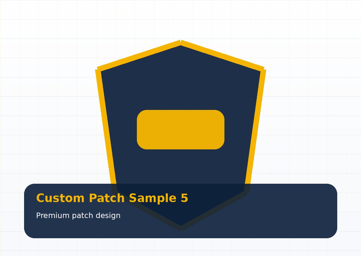 Custom patch artwork prepared by Digitizing Master
